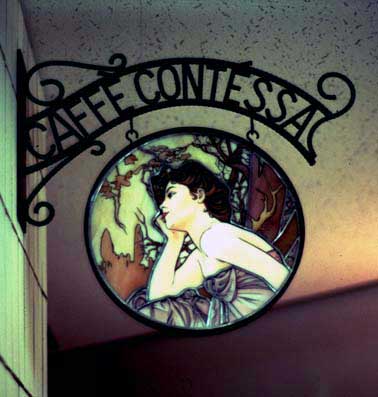 太陽の国　Caffe-Contessa　ステンドグラス絵付け