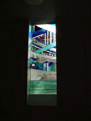 本町3丁目プロジェクト　ステンドグラスと積層ガラス　03