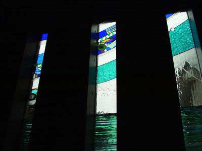 本町3丁目プロジェクト　ステンドグラスと積層ガラス　04