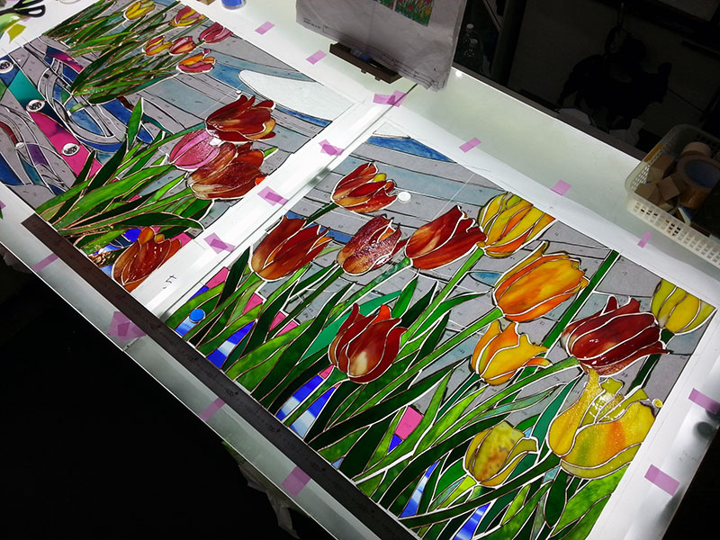 20141119_Tulip_Glass_cutting