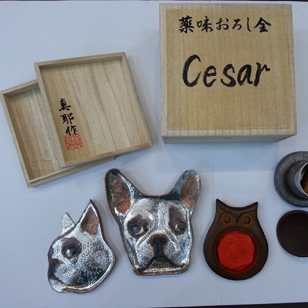 薬味おろし金　フレンチブルドッグ　フレブル　french bulldog frenchie 