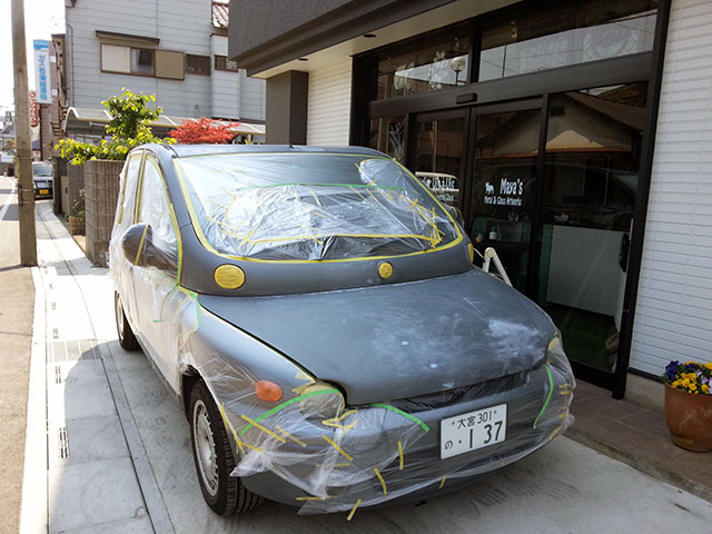 Fiat Multipla のお色直し・自家塗装