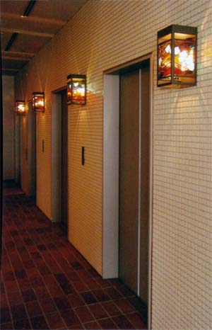ステンドグラス照明