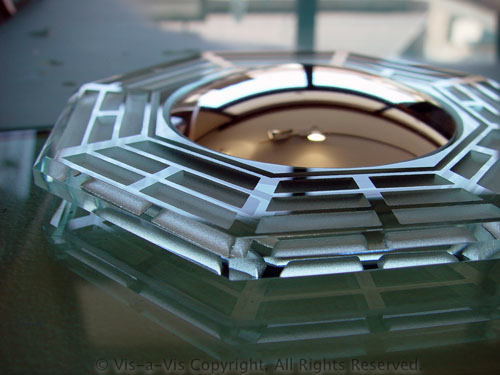 Bagua Mirror・ガラスの八卦鏡