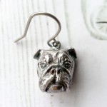 English Bulldog ・イングリッシュブルドッグ　シルバーピアス