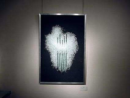 若林茂人　ガラスの世界展　2000　hold on