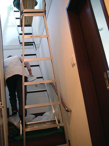 小竹邸　エントランス及び階段室のステンドグラス　08