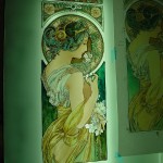 Mucha・桜草　ステンドグラス・エナメル絵付け　フリースタイルWorkshop-013