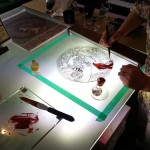 20130812_Mucha_Zodiac_workshop_003　シルバーステインに熱中