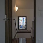菅野邸・階段室のステンドグラス