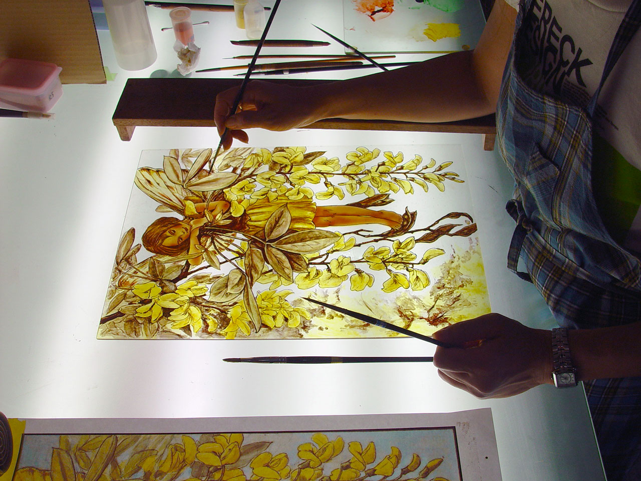 ワークショップ 妖精の絵付けパネル – Vis-à-Vis